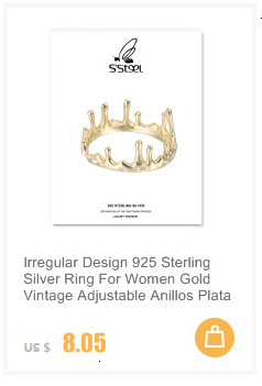 Pierścień S'STEEL z wydrążonym projektem, wykonany z srebra 925 dla kobiet - minimalizm i luksus w biżuterii ślubnej 2021 - Wianko - 8
