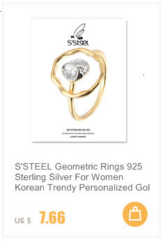 Pierścień S'STEEL z wydrążonym projektem, wykonany z srebra 925 dla kobiet - minimalizm i luksus w biżuterii ślubnej 2021 - Wianko - 9
