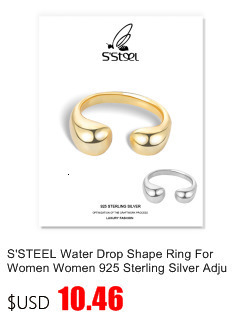 Pierścień S'STEEL z wydrążonym projektem, wykonany z srebra 925 dla kobiet - minimalizm i luksus w biżuterii ślubnej 2021 - Wianko - 36