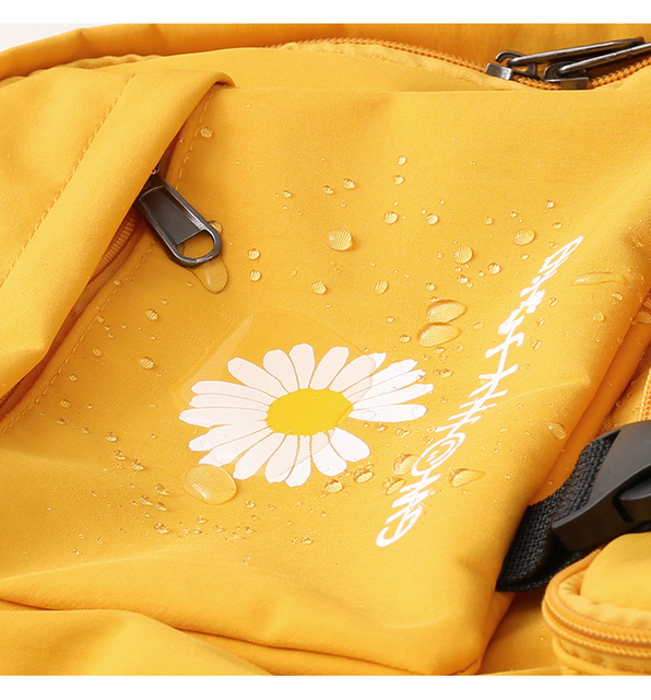 Damski plecak transparentny Beibaobao Fashion Bagpack wodoodporny z motywem kwiatów - Wianko - 21