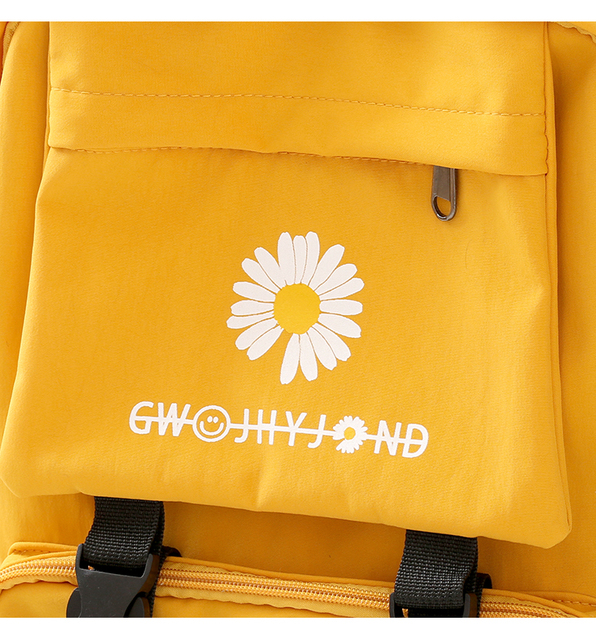 Damski plecak transparentny Beibaobao Fashion Bagpack wodoodporny z motywem kwiatów - Wianko - 19
