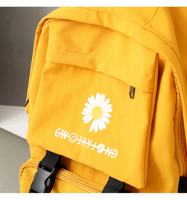 Damski plecak transparentny Beibaobao Fashion Bagpack wodoodporny z motywem kwiatów - Wianko - 26