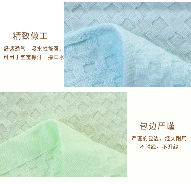 Bawełniany ręcznik kwadratowy dziecięcy do twarzy – ananasowy wzór, miękki w dotyku - Wianko - 29
