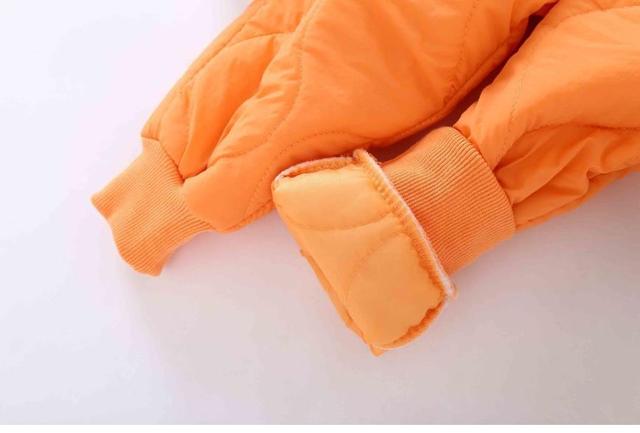 Jesienno-zimowe zestawy ubrań dla dzieci w wieku 1-5 lat: bawełniany płaszcz z kapturem i spodnie - Wianko - 20