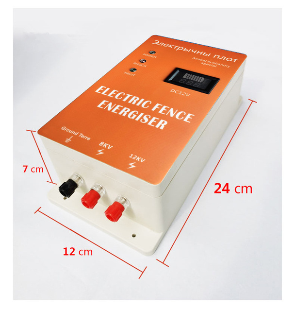 5KM/10KM Energizer słoneczny do elektrycznego płotu - kontroler wysokiego napięcia dla bydła, drobiu i zwierząt gospodarskich - Wianko - 4