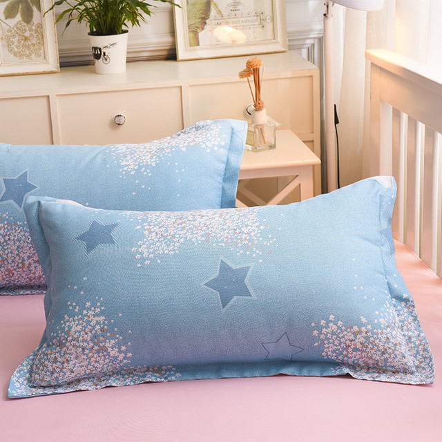 Poszewka na poduszkę dekoracyjna, 1 sztuka, księżyc i gwiazdy, poliester, miękka, 48cm * 74cm, do sypialni, pokrywa na poduszkę 50 - Wianko - 15