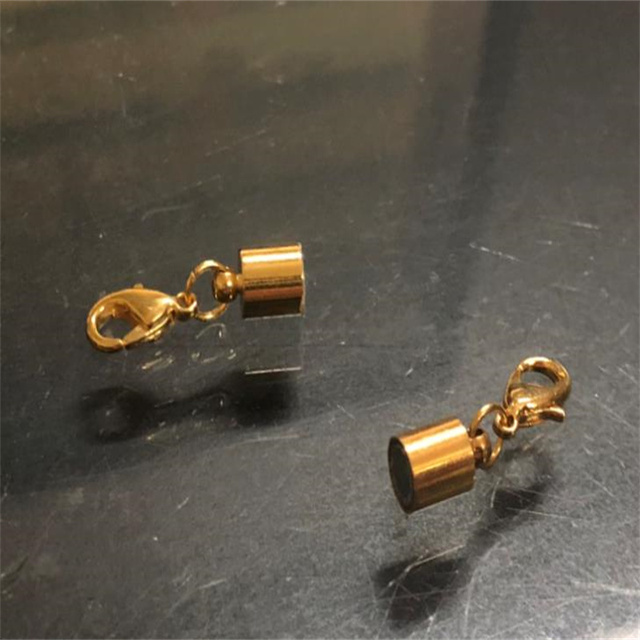 Naszyjnik bransoletka złączka do biżuterii - 5 sztuk, srebrny złoty złącze, hak zapięcia magnetyczne DIY akcesoria Extender - Wianko - 3