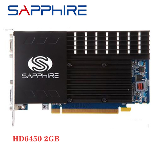 SAPPHIRE HD 6450 2GB - karta graficzna GPU dla AMD 6400 z pamięcią GDDR3 2GB - Wianko - 1