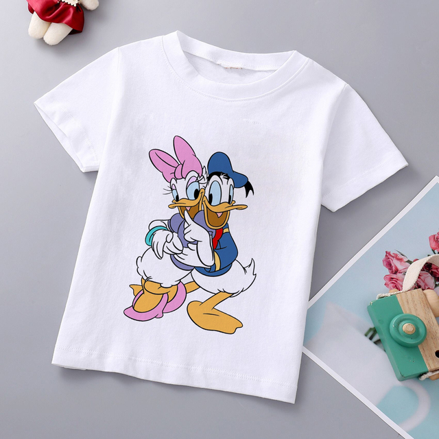 Koszula dziecieca Kubuś Puchatek Disney Minnie Mickey lato, krótki rękaw - Wianko - 14