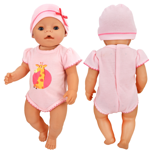 Bluza kołdra dla noworodka Baby Alive Nenuco 43cm, ubranka dla lalki 18 Cal Reborn Girl z kapeluszem - Wianko - 4