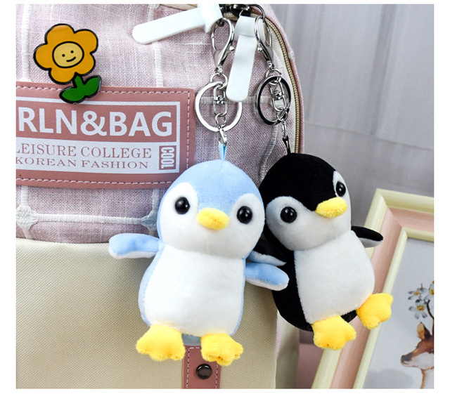Breloczek na klucze: Mały Pluszowy Pingwin - Wianko - 6
