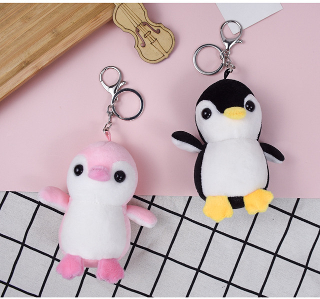 Breloczek na klucze: Mały Pluszowy Pingwin - Wianko - 10
