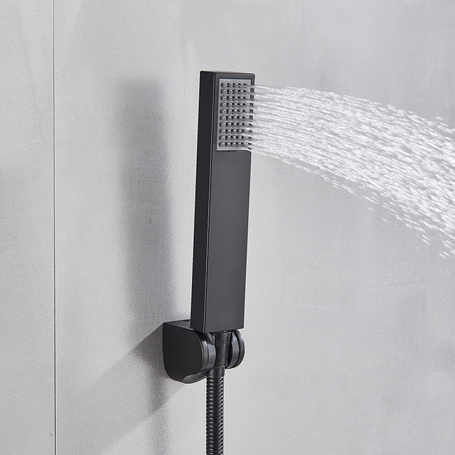 Kran prysznicowy Suguword ścienny z wylewką wodospadową i mieszaczem ciepłej i zimnej wody - bateria prysznicowa - Wianko - 3