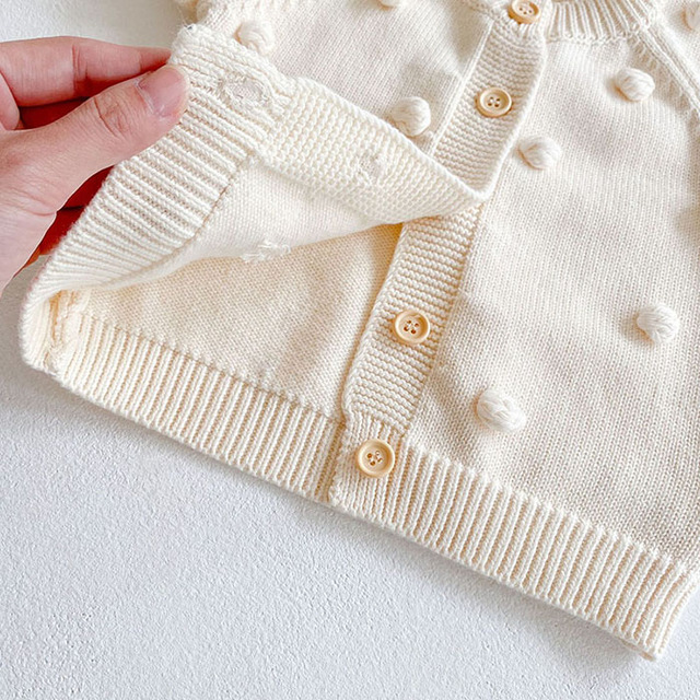Płaszcz dzianinowy z jedwabiu i bawełny Engepapa dla noworodka, dziewczynki i niemowląt, wiosna/zima, długi rękaw - Wianko - 11