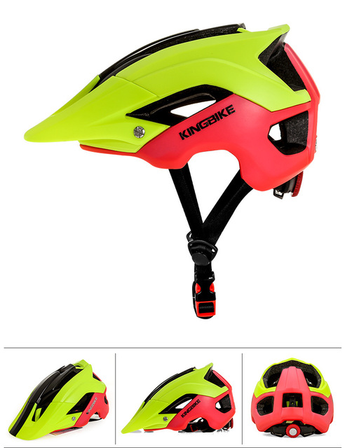 Kask rowerowy BATFOX MTB szosowy z kamuflażem, duży kapelusz z ogonem światła - Wianko - 8