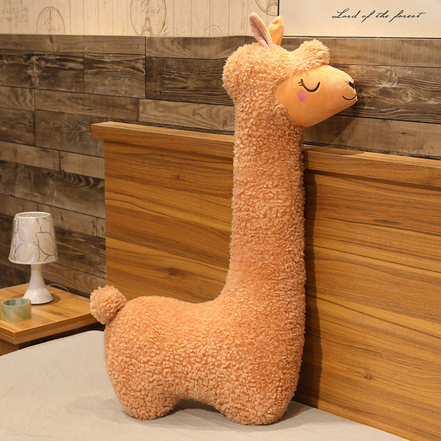 130cm Piękna Duża Zabawka Pluszowa Alpaka Japońska - Alpacasso Softy - Słodkie Alpacasso Lamy - Dla Dzieci, Dziewczyn - Prezent - Wianko - 15