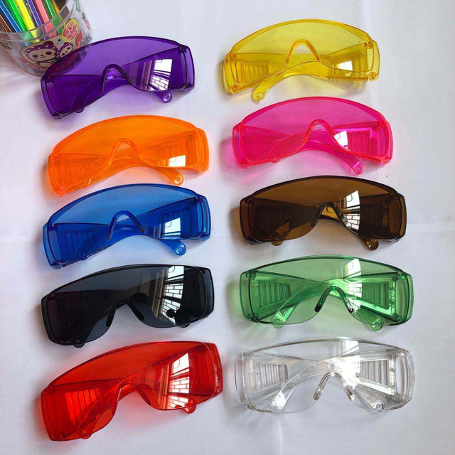 Okulary rowerowe unisex, kolorowe, wentylowane, ochrona oczu, wiatroodporne, przeciwdziałające kurzowi, podróżne - Wianko - 2