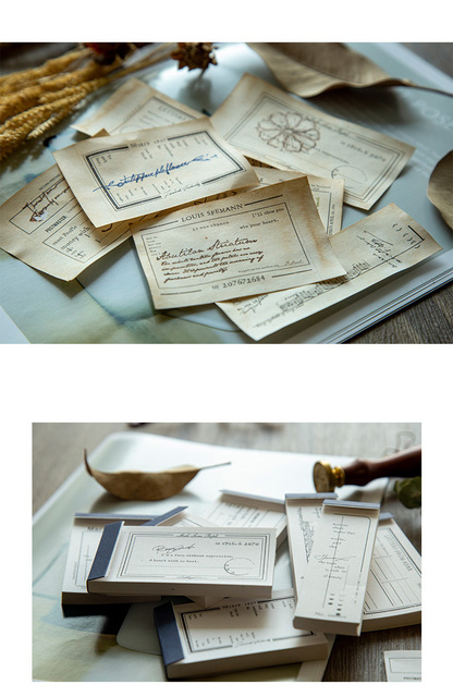 Specjalny zapisywalny notatnik archiwalny z papierem Scrapbooking - idealny do tworzenia kartek, pisania pamiętnika i dekoracji LOMO - Wianko - 14