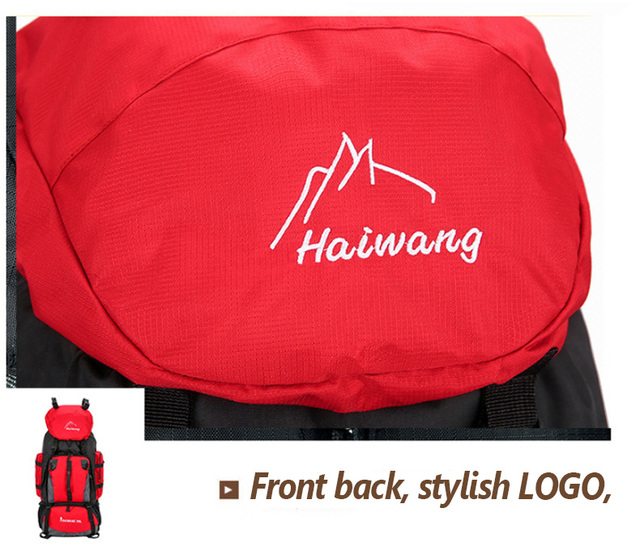 Wodoodporny plecak do wspinaczki podróżniczej - 90L, dużej pojemności, dla mężczyzn i kobiet (XA342Y) - Wianko - 21