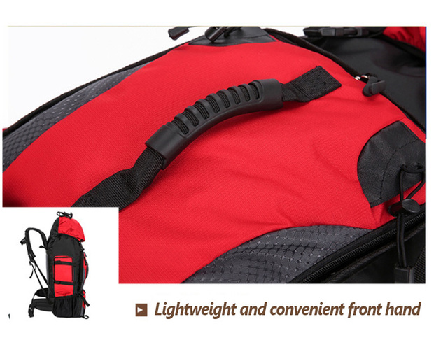 Wodoodporny plecak do wspinaczki podróżniczej - 90L, dużej pojemności, dla mężczyzn i kobiet (XA342Y) - Wianko - 23