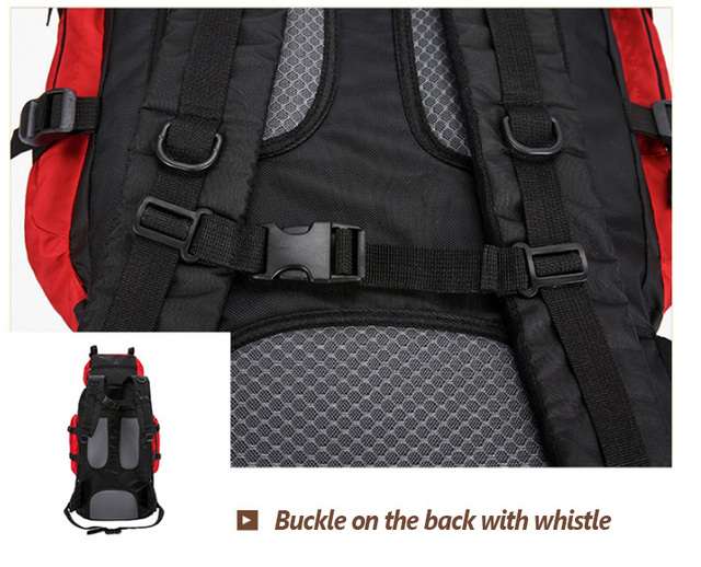 Wodoodporny plecak do wspinaczki podróżniczej - 90L, dużej pojemności, dla mężczyzn i kobiet (XA342Y) - Wianko - 26