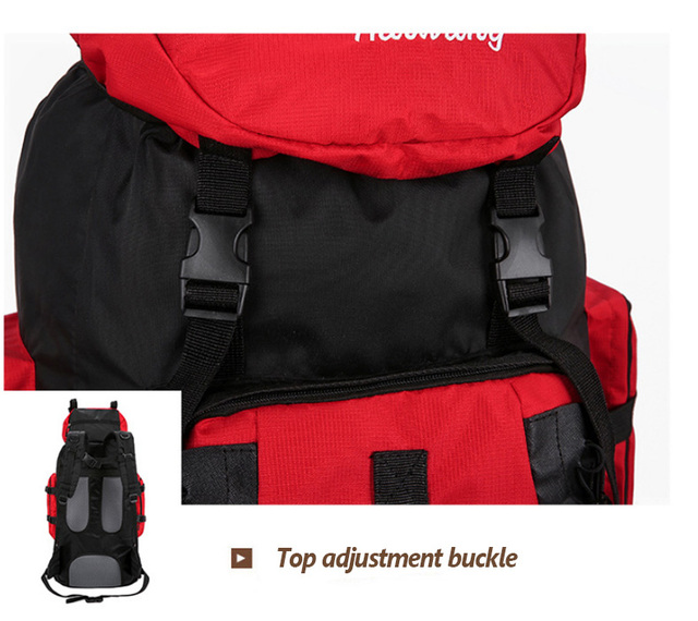 Wodoodporny plecak do wspinaczki podróżniczej - 90L, dużej pojemności, dla mężczyzn i kobiet (XA342Y) - Wianko - 24