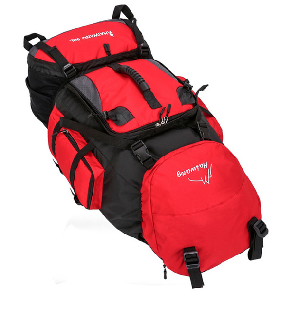 Wodoodporny plecak do wspinaczki podróżniczej - 90L, dużej pojemności, dla mężczyzn i kobiet (XA342Y) - Wianko - 12
