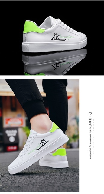 Białe buty sportowe męskie trampki luksusowej marki - skórzane buty Chaussure Homme Zapatillas - Wianko - 8
