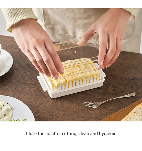 Pojemnik przezroczysty do cięcia masła i przechowywania serów - Split Crisper - Wianko - 10