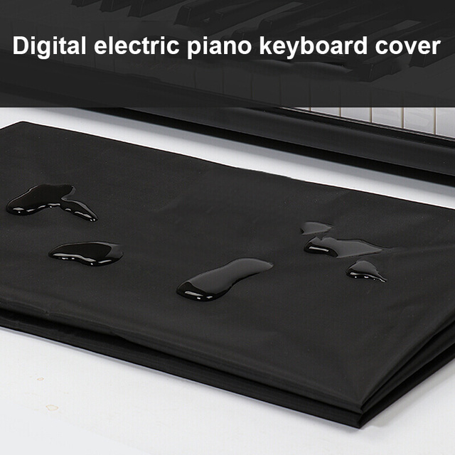 Pianino cyfrowe osłona klawiatury pyłoszczelna 88/61 klawiszy składana dekoracja fortepianu - Wianko - 8