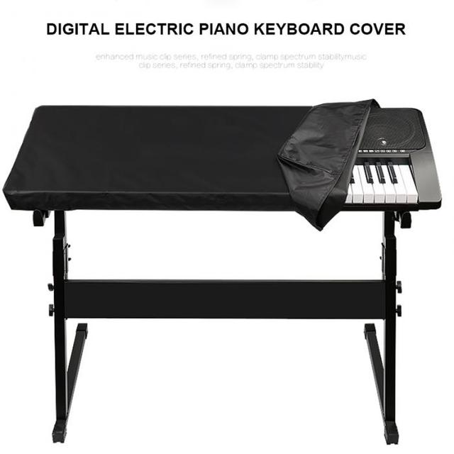 Pianino cyfrowe osłona klawiatury pyłoszczelna 88/61 klawiszy składana dekoracja fortepianu - Wianko - 10