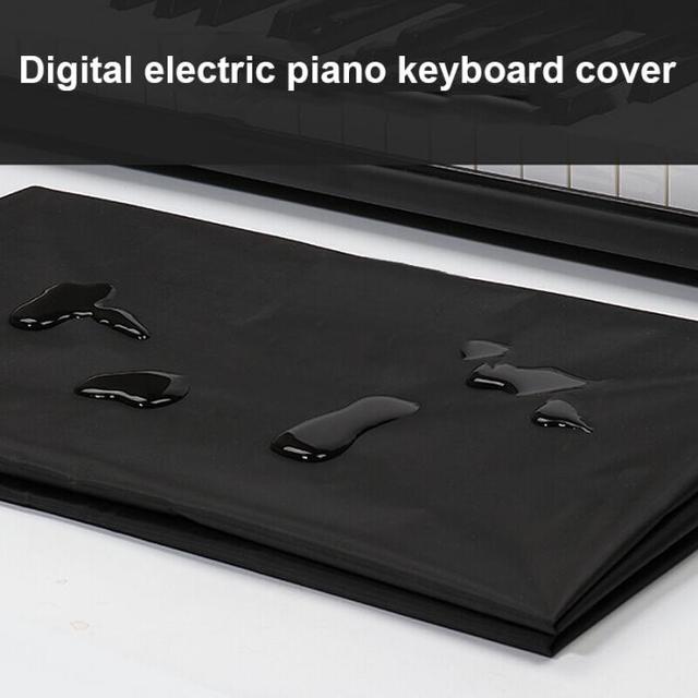 Pianino cyfrowe osłona klawiatury pyłoszczelna 88/61 klawiszy składana dekoracja fortepianu - Wianko - 14