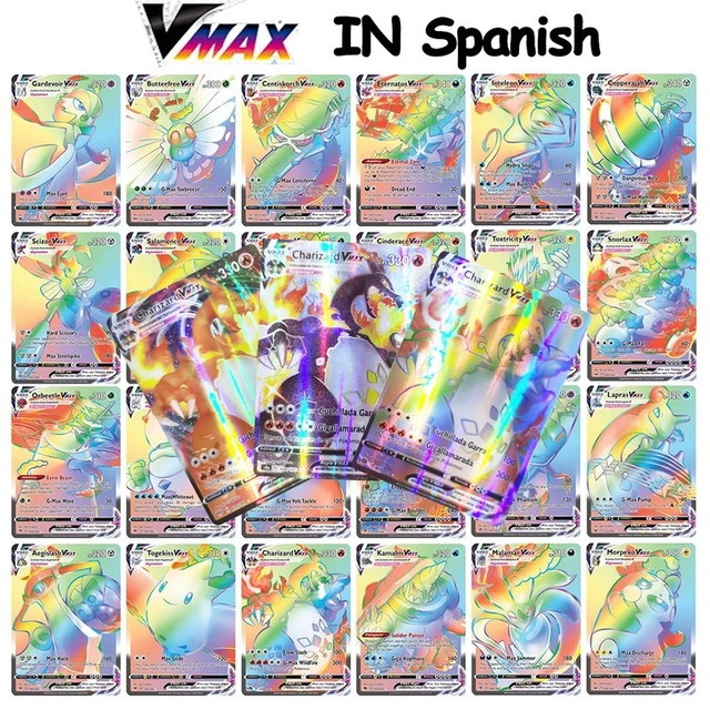 Karty Pokemon trener GX VMAX holograficzne w języku angielskim, hiszpańskim i francuskim - zestaw świąteczny - Wianko - 4
