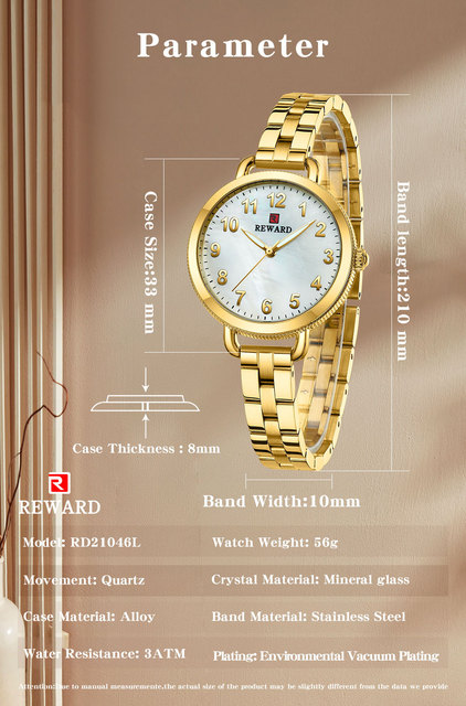 Nowy 2022 modny zegarek damski na rękę z nagrodą - wysoka jakość, niskie ceny - Wianko - 7