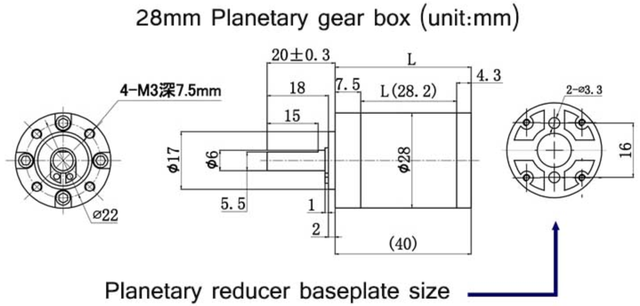 28mm planetarny reduktor przekładniowy silnika prądu stałego zintegrowany z 395 385, precyzyjne oryginalne produkty - Wianko - 6