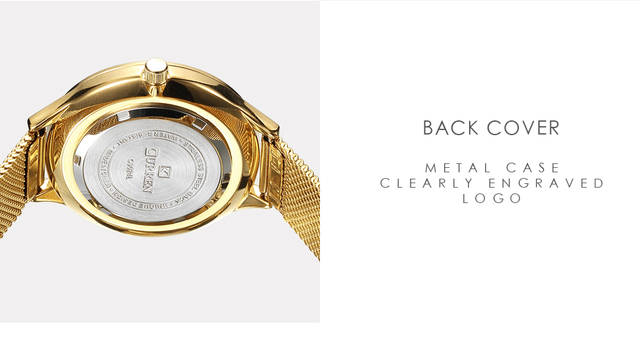Zegarek damski CURREN z prostą bransoletką i siateczkowym paskiem - kwarcowy zegar dla eleganckiej kobiety - Wianko - 7