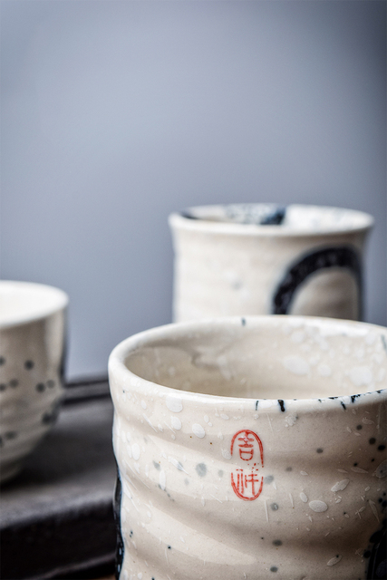 Duży kubek na herbatę, dzieło ręcznie malowanej chińskiej porcelany w stylu retro, pojemność 170/200 ml - Wianko - 3