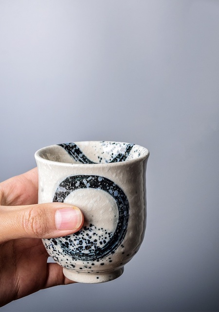 Duży kubek na herbatę, dzieło ręcznie malowanej chińskiej porcelany w stylu retro, pojemność 170/200 ml - Wianko - 8