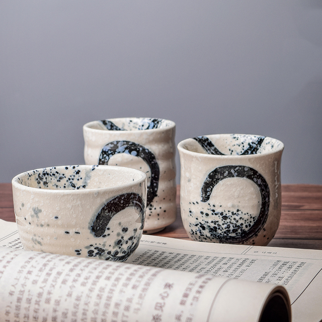 Duży kubek na herbatę, dzieło ręcznie malowanej chińskiej porcelany w stylu retro, pojemność 170/200 ml - Wianko - 10