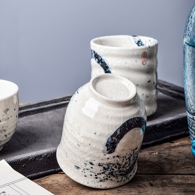 Duży kubek na herbatę, dzieło ręcznie malowanej chińskiej porcelany w stylu retro, pojemność 170/200 ml - Wianko - 9