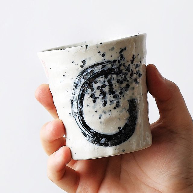 Duży kubek na herbatę, dzieło ręcznie malowanej chińskiej porcelany w stylu retro, pojemność 170/200 ml - Wianko - 12