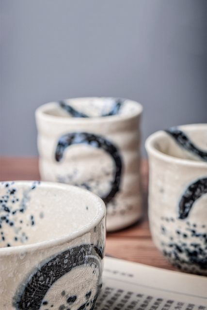 Duży kubek na herbatę, dzieło ręcznie malowanej chińskiej porcelany w stylu retro, pojemność 170/200 ml - Wianko - 7