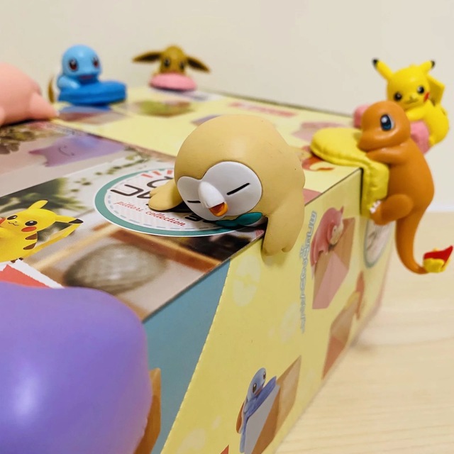 Figurka Pokemon Tomy Squirtle Charizard Pikachu Model kapsułki zabawka Cartoon kieszonkowe potwory lalka ozdoba - Wianko - 6