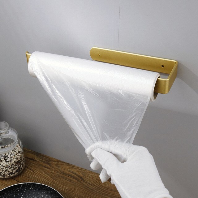 Uchwyt na papier toaletowy i haki na ręczniki ULA, szczotkowane złoto, akcesoria łazienkowe, aluminiowe zestawy sprzętu do kąpieli - Wianko - 11