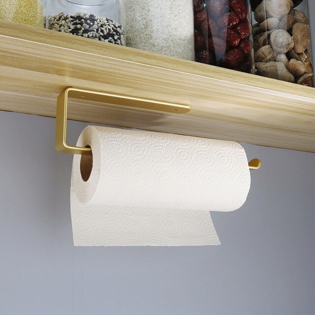 Uchwyt na papier toaletowy i haki na ręczniki ULA, szczotkowane złoto, akcesoria łazienkowe, aluminiowe zestawy sprzętu do kąpieli - Wianko - 9