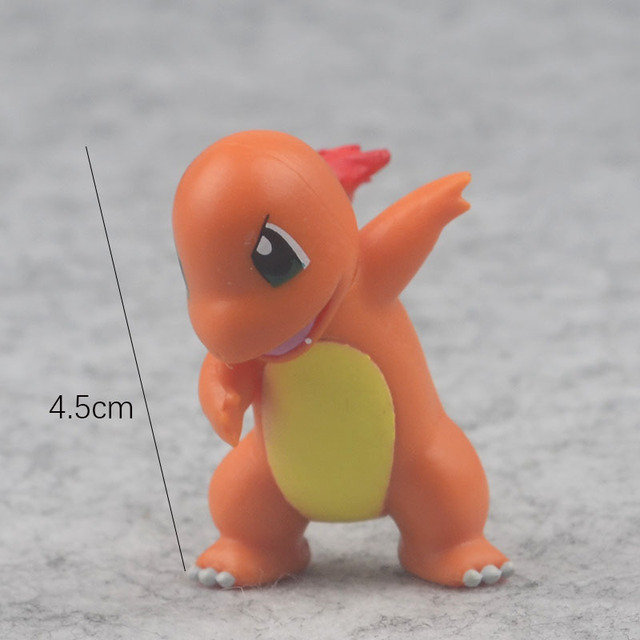 Figurka akcji Pokemon Charizard 3-5cm Pikachu Squirtle Eeveelution Litten Charmander Mimikyu Venusaur Psyduck anime model postaci zabawka - Wianko - 7