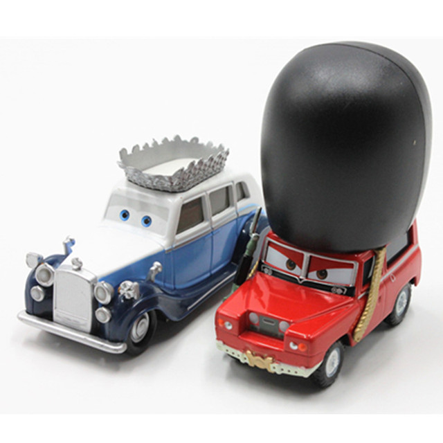 Disney Cartoon Pixar Cars 2 Model Samochodu Zabawka Metalowa Odlewnia Złomu Londyn Model Bucingham - idealny prezent dla dzieci - Wianko - 1
