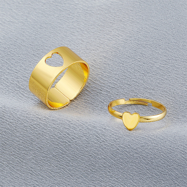 Pierścionek obrączka motyl dla kobiet, dwa w jednym, para pierścionków zwierzęcych, biżuteria na przyjęcie zaręczynowe - Wianko - 11