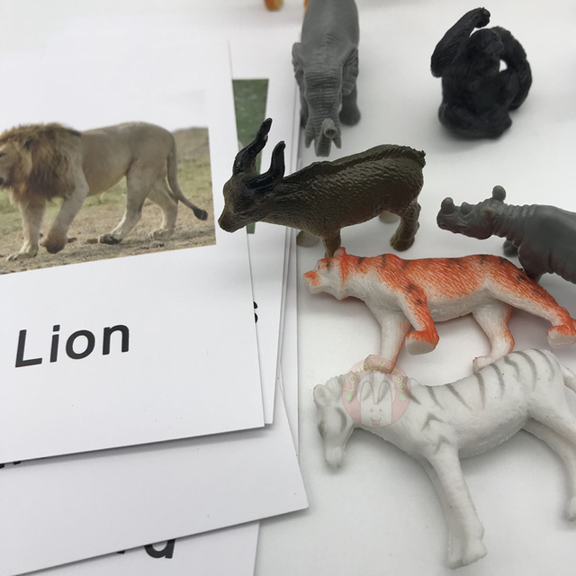 Montessori - modele biologiczne zwierząt gospodarskich dla chłopców (24 sztuki) - Wianko - 8