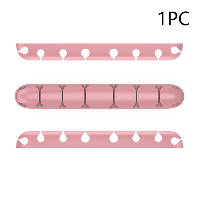 Przenośny, trwały uchwyt do ładowania kabli USB - Organizer silikonowy do kuchni - Wianko - 22